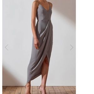 Shona Joy Core Cocktail Wrap Dress